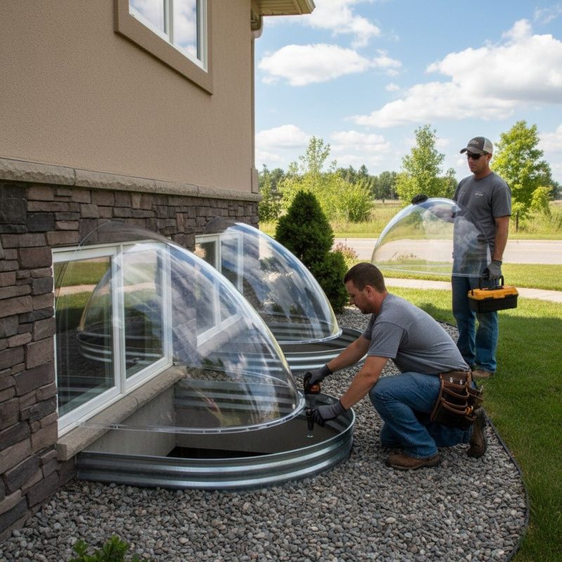Egress Window Installation detail
